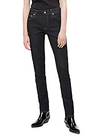 CK女装slim mid rise hamptons rinse jeans