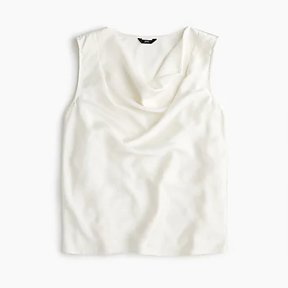 JCrew促销Sleeveless cowlneck top