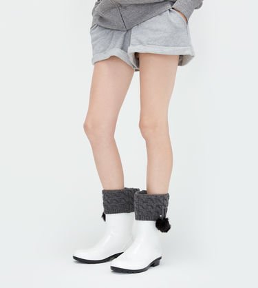 UGG折扣Pom Pom Short Rainboot Sock