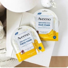  Aveeno 艾维诺 修护型手膜脚膜 乳木果 燕麦添加 赶走干燥 $2.99起 手手jiojio都是嫩嫩哒