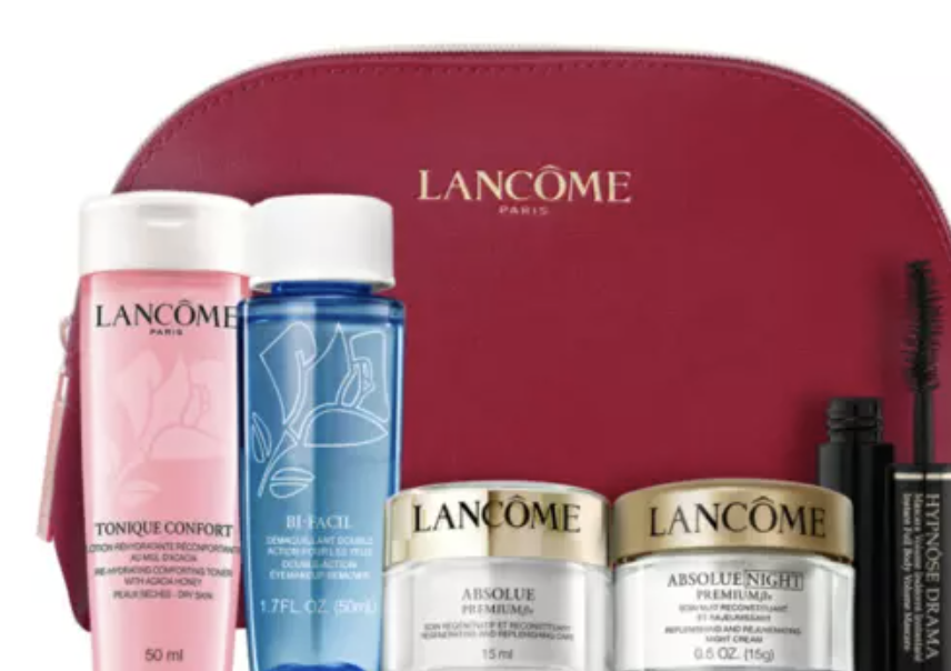 Lancome 兰蔻经典护肤 收菁纯面霜套装、小黑瓶套装