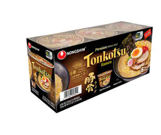 Nongshim Tonkotsu 拉面 6x101g