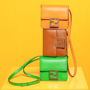 上新：Fendi 复古小方包Fab 骨折定价仅$1187(官网$2726) 变相低至4.3折 $1k+收稀有皮款