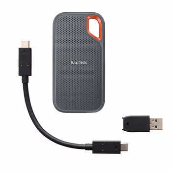 134.99 加元 - SanDisk 1TB Extreme 便携式 SSD 