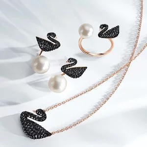 Swarovski 首饰特卖 羽毛耳钉$59 爱的迫降同款 无门槛7.5折 天鹅项链$66