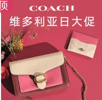 520礼物：Coach 节日大促 Tabby封面$245 马车卡包$42 正价7折 折扣区5折起 包包参加