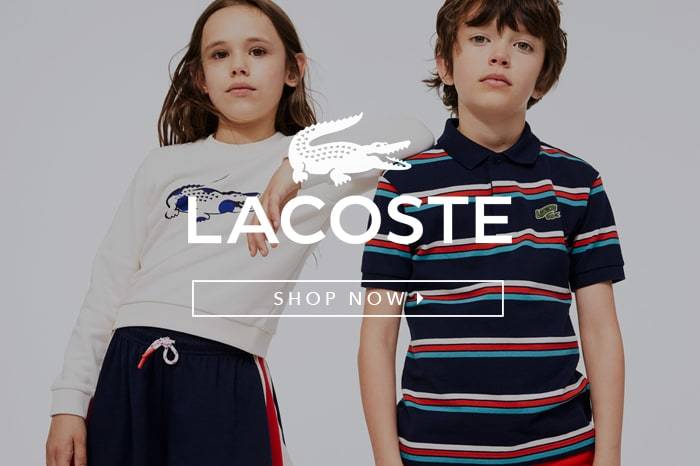 Lacoste 童装年中热卖 新款降价 收清新甜美波点风