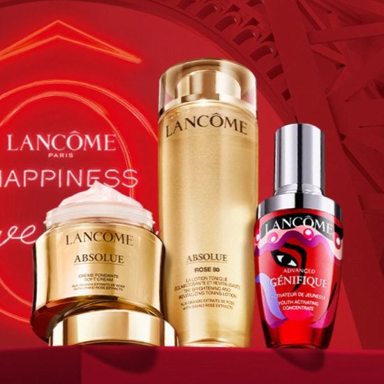 Lancome 兰蔻春节大促！全场满享7.5折+满送价值140加元4件套菁纯大礼包！