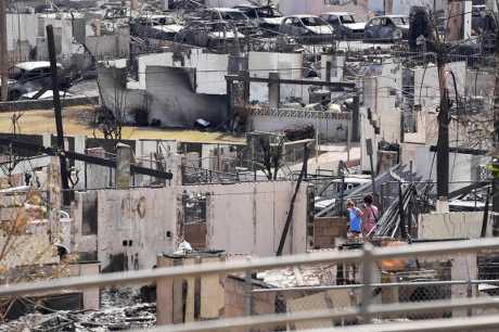 美国夏威夷州毛伊岛去年8月发生世纪山火，造成100多人死亡，2,000 多座建筑物被摧毁，成为美国史上最严重的山火灾难。。路透社