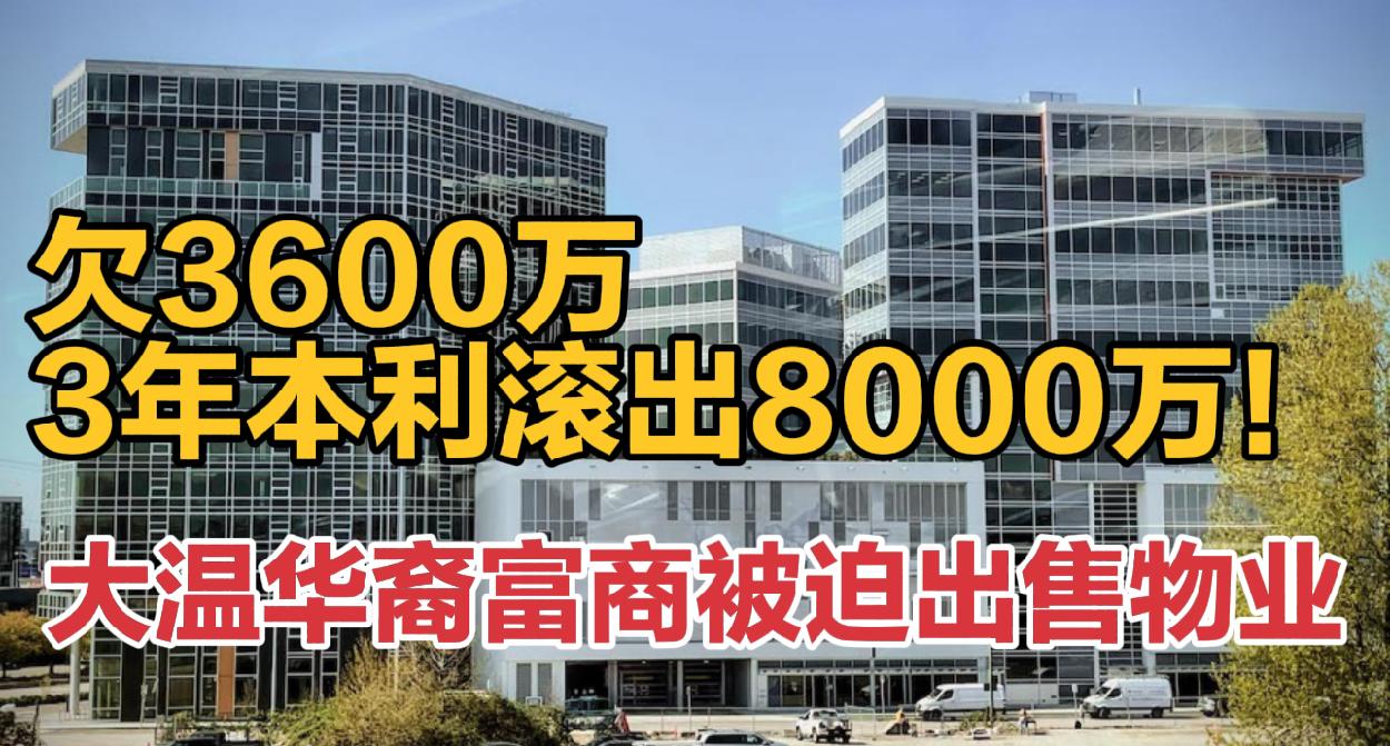 欠3600万 3年本利滚出8000万！大温华裔富商被迫出售物业！太狠 BC租房新规违规恐每天罚1万！温市府年薪大曝光赚的最多是他！